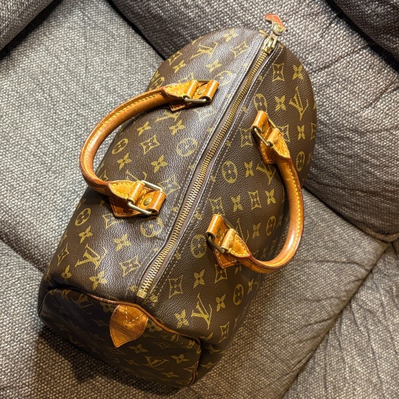 Louis Vuitton Monogram Speedy 30 Classic with lock and key - Picture 7 of 16